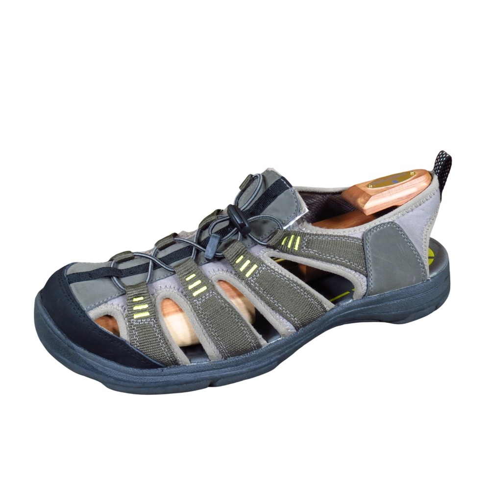 Dockers 90-30242 Mens Fisherman Sandals Size 13M Outdoor Trail Olive Green Brown